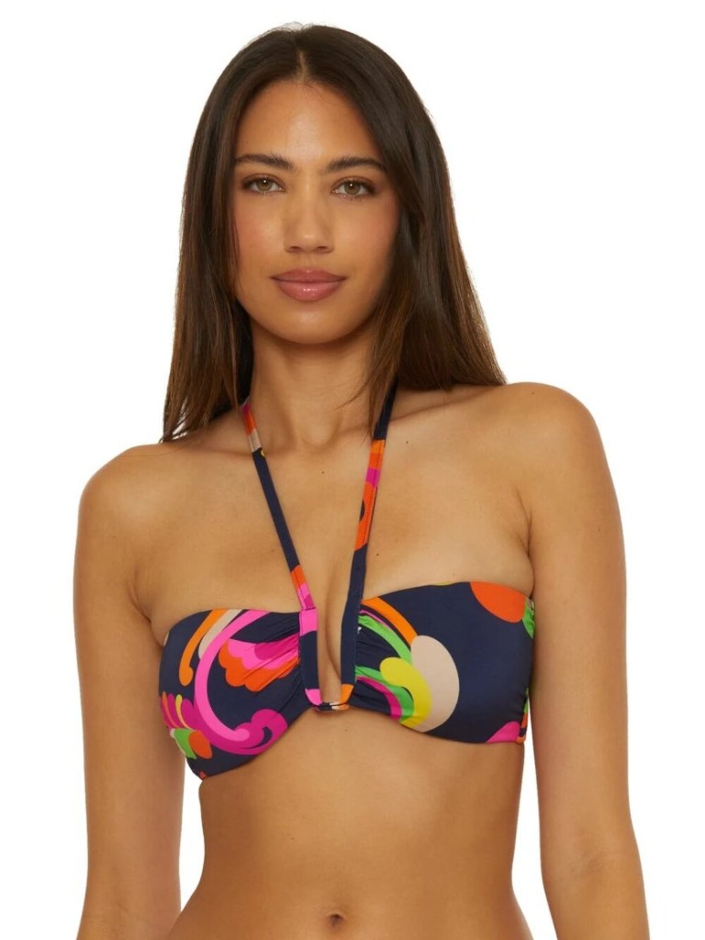 Trina Turk Poolside Print Bandeau Top in size 8